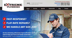 Desktop Screenshot of extremeplumbingservices.com